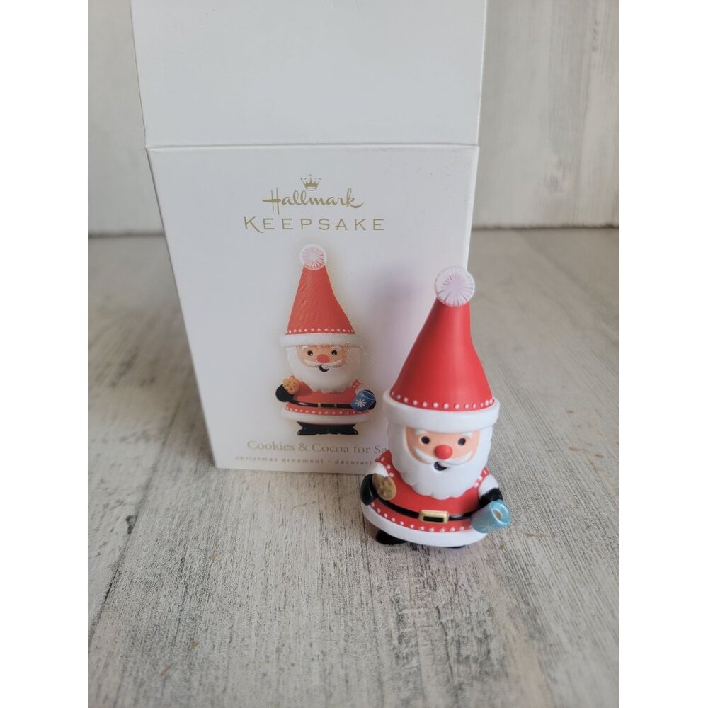 Hallmark cookies cocoa‎ for Santa ornament Xmas